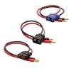 2PCS Male QS8-S Plug to 4.0mm Bullet Banana Connector 12AWG Silicone Wire Charge Cable Adapter for DIY RC Parallel Charger(2pcs Blue Male) view 2