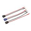 2PCS Male QS8-S Plug to 4.0mm Bullet Banana Connector 12AWG Silicone Wire Charge Cable Adapter for DIY RC Parallel Charger(2pcs Blue Male) view 3