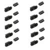 10Pairs 8 Pin Connector Plug Goldplated Male/Female for Signal Transmission & Low Current Drive Connecting RC Models Parts(10pairs Black) view 1