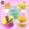 36 Big Cupcake Butter Slime Packs for Girls, FunKidz Two Toned Butter Slime Kit for Kids Party Favors Premade Bulk Slime Toys view 3