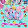 36 Big Cupcake Butter Slime Packs for Girls, FunKidz Two Toned Butter Slime Kit for Kids Party Favors Premade Bulk Slime Toys view 4