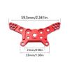 2Pcs for Mjx for 14209 14210 Metal Front Rear Shock Tower Shock Bracket Mount Remote Control Car Aluminum Upgrade Parts(Blue) view 4