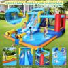 Whubefy 15x9.95Ft Bounce House Water Slide Park for Kids 3-6, Inflatable Water Slide Bouncy House with Slide,Big Pool,Bouncer Area,Blower, Blow Up Water Slides Jump Castle for Big Kids 8-12 Backyard view 2