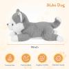 19Inch 3 Pounds Dog Weighted Stuffed Animals, Cute Realistic Puppy Stuffed Animal, Sensory Comfort Plush Throw Pillow Toy, Dog Plush Gift for Adults Kids Youth view 3
