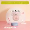 Doindute Baby Pumpkin Soft Rattle Toy, Plush Pumpkin Infant Shaker Rattle Easy-Grasp Stuffed Animal Toy, Gifts for Newborns Babies Toddlers Boys Girls, Pink, 6 Inches view 3