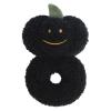 Doindute Baby Pumpkin Soft Rattle Toy, Plush Pumpkin Infant Shaker Rattle Easy-Grasp Stuffed Animal Toy, Gifts for Newborns Babies Toddlers Boys Girls, Black, 6 Inches view 1