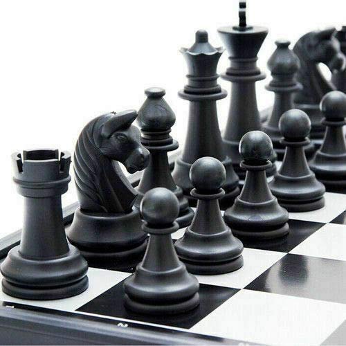 CHICHIYANG Foldable Magetic Travel Chess, Folding Chess Board Travel Chess Set for Kids Chessmen