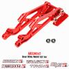 Aluminum Heavy Duty Rear Wing Mount Upgrades for Arrma 1/8 Kraton Notorious Typhon Outcast TalionReplacement of #AR320347Red view 2