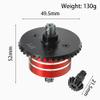 37T/13T Metal Gear F/R Transmission Module Set Upgrade Parts for 1/10 Arrma Big Rock Granite Kraton Outcast Senton Vorteks 3S 1/8 Infraction Mojave Typhon 3S,Replacement of #ARA311156(Red) view 3