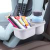 2 in 1 Car Seat Cup Holder with Snack Tray, Non Slip Grip Car Seat Cup Holder for Strollers, Removable Seat Filler Cup Holder, Universal Backseat Cup Holder for Kids Adults view 2