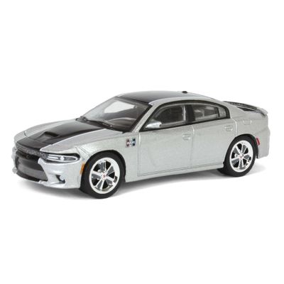 2018 SRT 392 Silver Metallic with Black Stripe Mr. Norm Heritage GSS Hobby Exclusive Series 1/64 Diecast Model Car by Greenlight GL30506