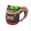 Barbarian 3D Printed Can Holder | Table Coaster | Mythic Mugs Collection by Ars Moriendi 3D- Unlock the power of ingenious style! (21.) Silk-Dwarven Bronze) view 1