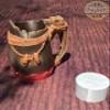 Barbarian 3D Printed Can Holder | Table Coaster | Mythic Mugs Collection by Ars Moriendi 3D- Unlock the power of ingenious style! (21.) Silk-Dwarven Bronze) view 4