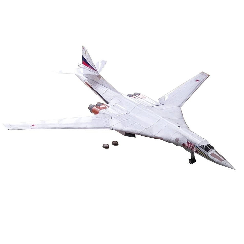 CHICHIYANG Unassemabled Paper Tupolev Tu-160 Black Jack Bomber 1:72 Military Planes Model Simulation Aircraft Model for Boy Birthday