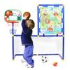 Baby Basketball Hoop, Plastic + Nylon 3 in 1 Combination Multi Mini Children Football Goal Basketball Stand for More Than 3 Years Old view 3