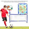 Baby Basketball Hoop, Plastic + Nylon 3 in 1 Combination Multi Mini Children Football Goal Basketball Stand for More Than 3 Years Old view 4