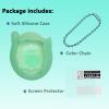 JCHPINE Silicone Cover Case for Tamagotchi Connection Virtual Reality Pet, Screen Protector for Tamagotchi Connection Electronic Pet Accessories (Silicone Case and Screen Film) (Teal) view 2