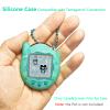 JCHPINE Silicone Cover Case for Tamagotchi Connection Virtual Reality Pet, Screen Protector for Tamagotchi Connection Electronic Pet Accessories (Silicone Case and Screen Film) (Teal) view 3