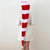 130cm Novelty Long Santa Hat Striped Christmas Hat For Party Fancy Dress Up New Year Festive Holiday Christmas Party view 3