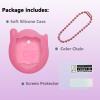 JCHPINE Silicone Cover Case for Tamagotchi Connection Virtual Reality Pet, Screen Protector for Tamagotchi Connection Electronic Pet Accessories (Silicone Case and Screen Film) (Pink) view 2