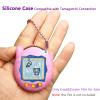 JCHPINE Silicone Cover Case for Tamagotchi Connection Virtual Reality Pet, Screen Protector for Tamagotchi Connection Electronic Pet Accessories (Silicone Case and Screen Film) (Pink) view 3
