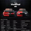 HNR Werewolf 1/10 Scale 4WD Brushless RC Race and Drift Car, 60A ESC, 3300KV Motor, 2.4G Remote, LED Lights, Racing and Drift Tires (red) view 2