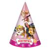 Unique Paw Patrol Girl Party Hats 16 Party Hats with Celebrate With Me Sticker | Kids Birthday Party Supplies view 4