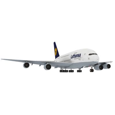 CHICHIYANG Unassemabled A380 German Lufthansa Model Airplane 1:100 Paper Planes Model Paper Simulation Aircraft Model for Boy Kid Birthday