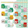 12 PCS Stacking Toys Set for Toddlers 18+ Months 1 2 3 4 Years Old Boys Girls Preschool Pressable Animals Stacking Blocks Sensory Toys with Cute Expressions Fun Easter Birthday Gifts for Kids view 3