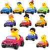 40 Pcs Rubber Ducks for Jeeps, 2.8 Inch Ducks for Jeeps, Ducks for Ducking 20 Rubber Ducks Assortment with 20 Cars, Collection Ducks for Jeeps, Birthday Class Exchange Gifts Easter Basket Stuffers view 1