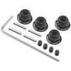 Aluminum 12mm Hex Wheel Hubs Hex Adapter & Flanged Lock Nuts & Metal Tie Bar Suspension Hinge Pins 2532 2640 view 4