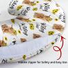 Baby Nursing Pillow Cover - Personalized Name Breastfeeding Pillow Cover with Highland Cattles Pattern, Stretchy Removable U-Shaped for New Moms, Soft Breathable Slipcover for Infant Boys Girls view 3