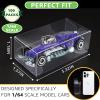 100 Pcs 1/64 Scale Display Case for Hot Wheels, Matchbox Cars Storage Case Clear Model Car Display Case for Hot Wheels, Dustproof & Waterproof Toy Car Storage Display Boxes view 4