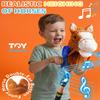 Silent Wheels Stick Horse, Hobby Horse on a Stick for Kids Ages 4-12 Adjustable 30-52" with Illuminated Silent Wheels Comfortable Sponge Wrapped complimentary AA Batteries Realistic Horse neighs. view 3
