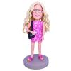 Custom Bobbleheads Personalized Custom Full Blonde Woman Figurine with Glasses Handmade Personalized Sculpture Based on Your Photo Gift for Women view 1