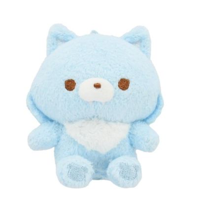 Bandai Namco NUI Rilakkuma PlayCharm Aoko Wolf (Fluffy) 6954, Product Size: Approx. H 3.1 inches (80 mm)