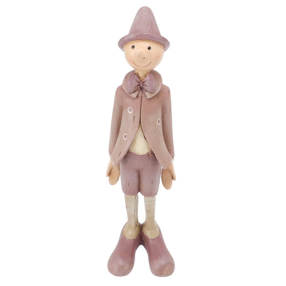 flexman Resin Puppet Ornament, 11.6in Height Round Slippy Desktop Puppet Standing Decoration, No Fading Puppet Decor for Home, Office, Cafe, Bar, Store Window