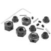 12mm Hex Wheel Hubs Hex Adapter & Flanged Lock Nuts & RC Differential Locker Spool Diff. Case Mount view 4