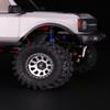 FEDCO SCX24 Wheels 1.0 Beadlock Wheels 2 MM Negative Offset with Brass Counterweight Ring for Axial SCX24 Gladiator Deadbolt C10 JLU Bronco AX24 Upgrades 1/24 RC Crawler view 2