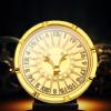 DNDND Roulette D20 Dice,50MM Metallic D20 DND Dice with Gorgeous Gift Box for Dungeons and Dragons and Table Game (Gold) view 1