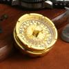 DNDND Roulette D20 Dice,50MM Metallic D20 DND Dice with Gorgeous Gift Box for Dungeons and Dragons and Table Game (Gold) view 2
