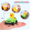 60 Pcs Rubber Ducks for Jeeps, 2.8 Inch Ducks for Jeeps, Ducks for Ducking 30 Rubber Ducks Assortment with 30 Cars, Collection Ducks for Jeeps, Birthday Valentines Class Exchange Gifts Party Favors view 4