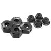 Aluminum 12mm Hex Wheel Hubs Hex Adapter & Flanged Lock Nuts & Aluminum Alloy Rear Shock Tower Mounts Replacement 3638 view 4