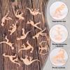 FOIMAS 60 Pack Dinosaur Fossil Skeletons Figurine Plastic Figures Dinosaur Skeleton for Dino Sand Dig Science Party Favor Decoration view 2