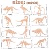 FOIMAS 60 Pack Dinosaur Fossil Skeletons Figurine Plastic Figures Dinosaur Skeleton for Dino Sand Dig Science Party Favor Decoration view 3