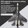 ConGamefun RC Plane, SU35 RC Airplane with 6-Axis Gyro and LED Lights, 2.4GHz 4CH RC Fighter Ready to Fly, EPP Fixed-Wing RC Aircraft Outdoor Model Adults - RTF view 2