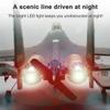ConGamefun RC Plane, SU35 RC Airplane with 6-Axis Gyro and LED Lights, 2.4GHz 4CH RC Fighter Ready to Fly, EPP Fixed-Wing RC Aircraft Outdoor Model Adults - RTF view 3