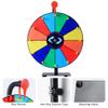 12 Inch Spin Wheel Prize Wheel with 12 Slots,Heavy Duty Base and Stand,Ideal for Carnival Events Home Parties and Tradeshows Engaging Spinning Wheel for Prizes Wheel of Fortune Spin the Wheel view 4