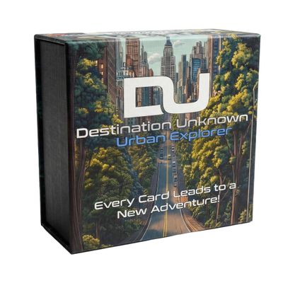 Destination Unknown: Urban Explorer  The Road Trip Adventure Card Game for Couples, Friends & Families | Explore New Places, Create Memories & Turn Any Drive into a Adventure!