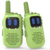 Holiky Green Walkie Talkies for Kids with Dinosaurs Silicone Sleeve, Toys for 3-6 Year Old Boys Girls, Kids Walkie Talkies Decent Range 2 Channels 2 Way RadioToy Gifts for 5-8 Year Old Boys Girls view 1